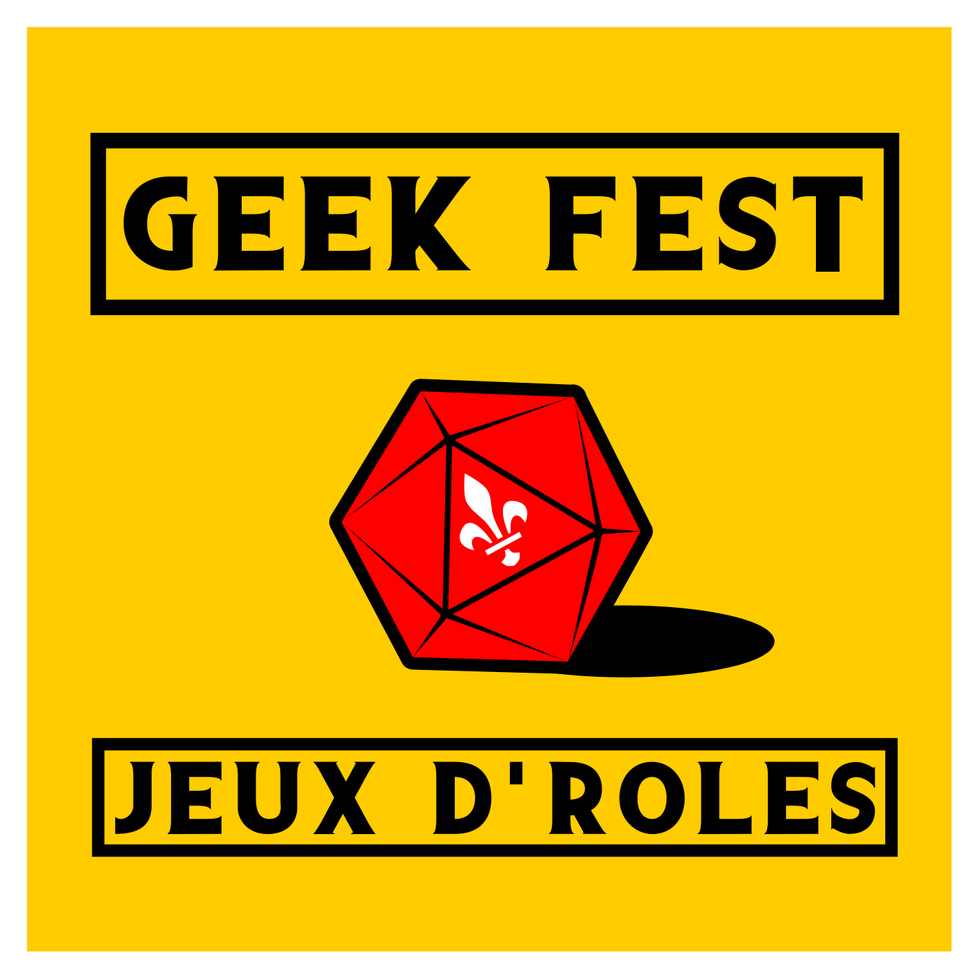 Cover art for the GeekFest Jeux D'Rôles podcast